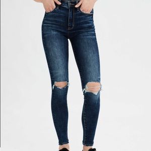 American Eagle distressed denim